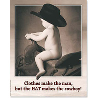 Poster - Hat make the cowboy!