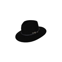 Wanderer Crushable Hat, Black