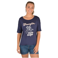 Womens Long Live Cowgirls Tee