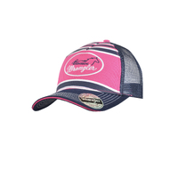 Ava Trucker Cap, Navy/Pink