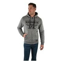 Mens Mark Zip Through Hoodie