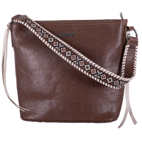 Greta Tote Bag, Dark Tan