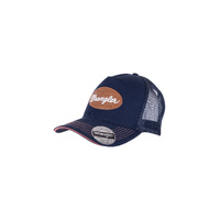 Cher High Profile Ponytail Trucker Cap, Navy