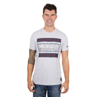 Mens Noah Tee, White Marle
