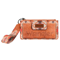 Southwestern Logo Wallet, Apricot