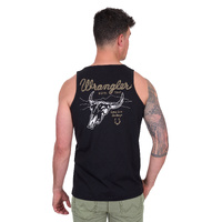 Mens Damon Singlet, Black