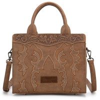 Embroidered Crossbody Bag, Camel