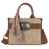 Feature Buckle Bag, Natural