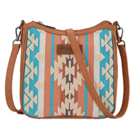 Cilia Aztec Crossbody Bag, Tan