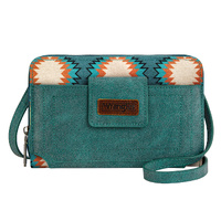 Inez Wallet Bag, Turquoise