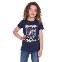 Girls Glenda Tee, Navy