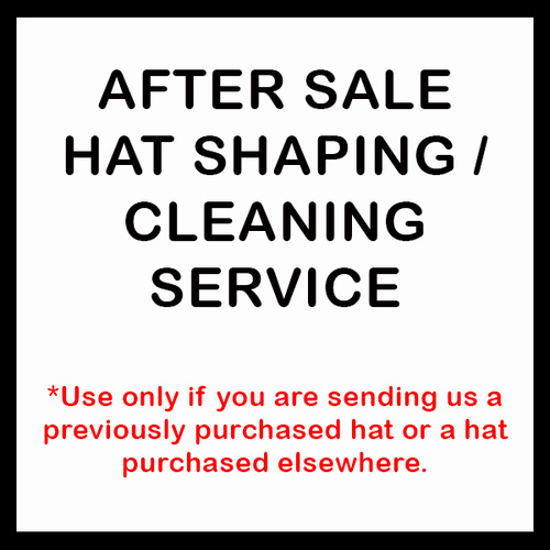After Sale Felt Hat Shaping / Cleaning Service