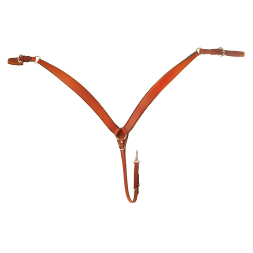 Tapered Breast Plate, Chestnut