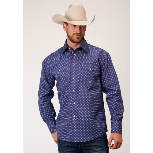 Mens Amarillo Amethyst Foulard Shirt [Size: S]