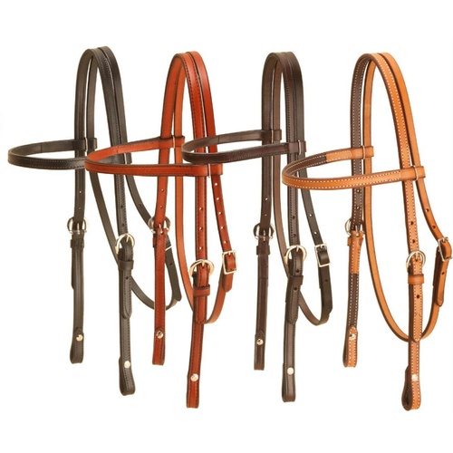 Browband 5/8" Leather Bridle [Colour: London]