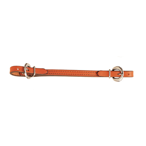 Show Leather Curb Strap, Chestnut
