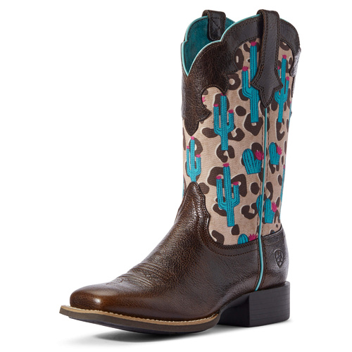 Womens Round Up Willow, Leopard Cactus [Size: 7] [Width: B]