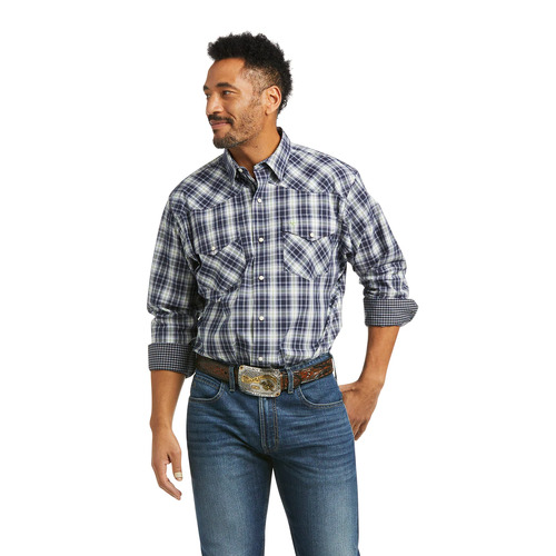 Mens Relentless Valourous Stretch Snap Shirt [Size: M]
