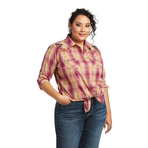 Womens REAL Enchanting Shirt, Dijon [Size: L]