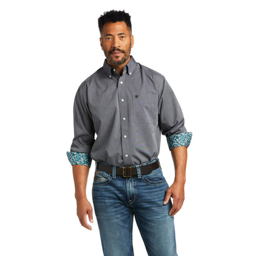 Mens WF Solid Pinpoint Classic, Black [Size: S]