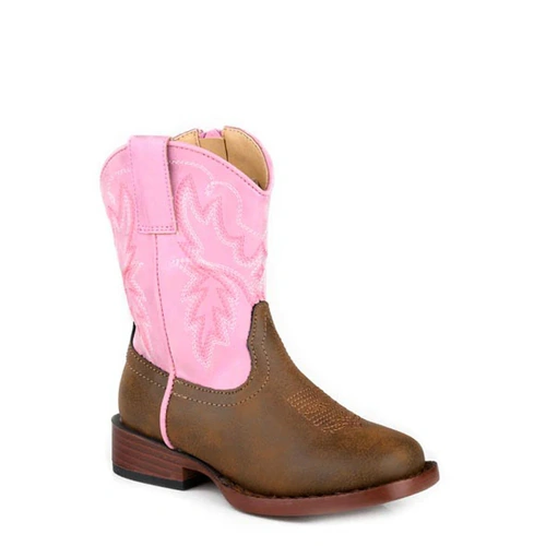 Roper Toddler Gretchen Boots, Pink [Size: 8T] - main image