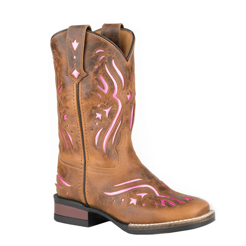 Kids Shiloh, Tan/Pink [Size: 3]