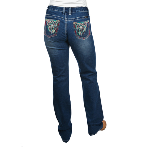 Womens Skylar Relaxed Rider Jeans [Waist Size: 10] [Leg Length: 36"]