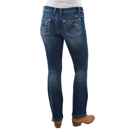 Womens Alana Boot Cut Jeans [Waist Size: 8] [Leg Length: 32"]
