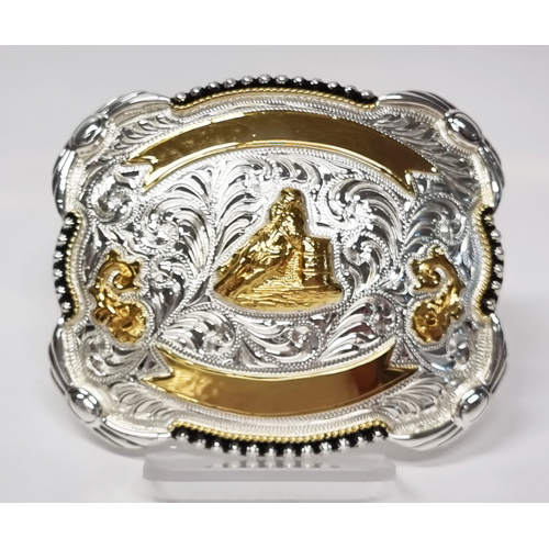 Buckle Black Square, Barrel Racing