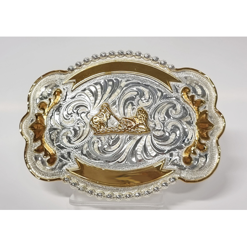 Buckle Fancy Oval, Team Roping