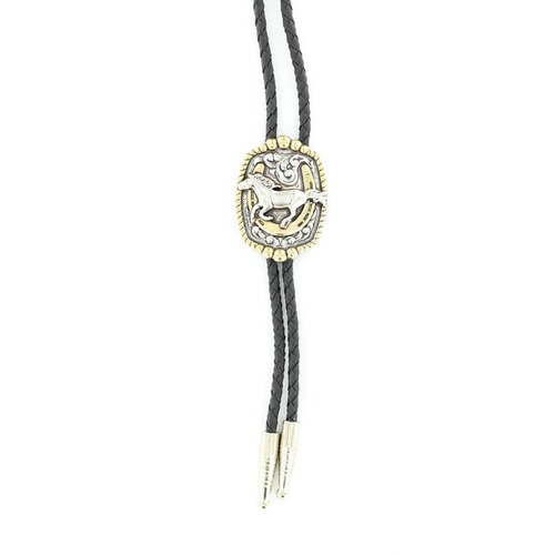 Bolo Tie Running Horse