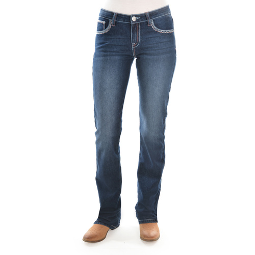 Womens Angie Relaxed Rider Jeans [Waist Size: 12] [Leg Length: 36"]