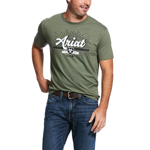 Quality T-Shirt, Military Heather [Size: S]