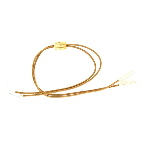 Stampede String with Bone Beads, Natural