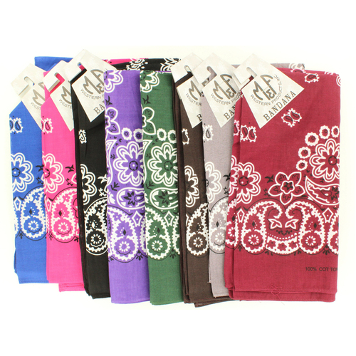 Traditional Bandana, Assorted Colours [Colour: Brown]
