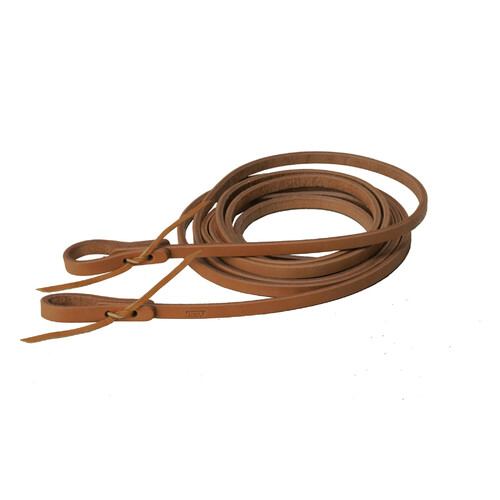 Harness Leather Single Ply Reins 1/2" x 8'
