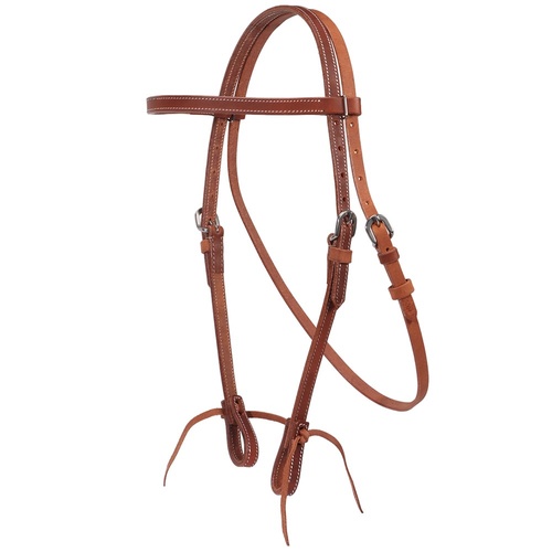Fort Worth Harness Work Headstall Water Tie Ends - main image