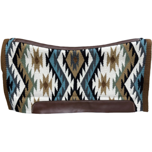 Horsemans Trading Post Contoured Navajo Wool Saddle Pad - main image
