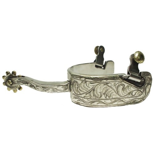 HTP Western Cutting Spur Silver Trim, Ladies - main image