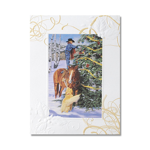 Christmas Card DE - Tree Decorating