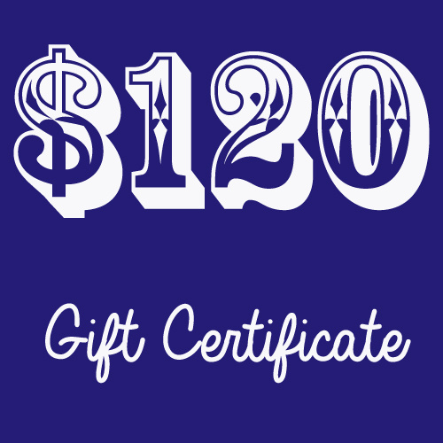 Gift Certificate - $120