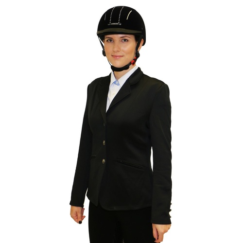 Hudson Riding Jacket, Black [Size: 14]