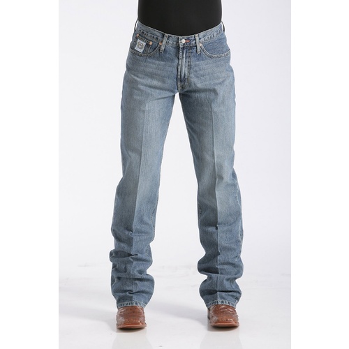 Mens Relaxed Fit White Label Jeans [Waist Size: 30"] [Leg Length: 34"]