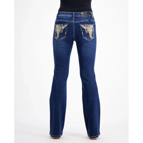 Cady Embroidered Jeans [Waist Size: 14] [Leg Length: 34"]