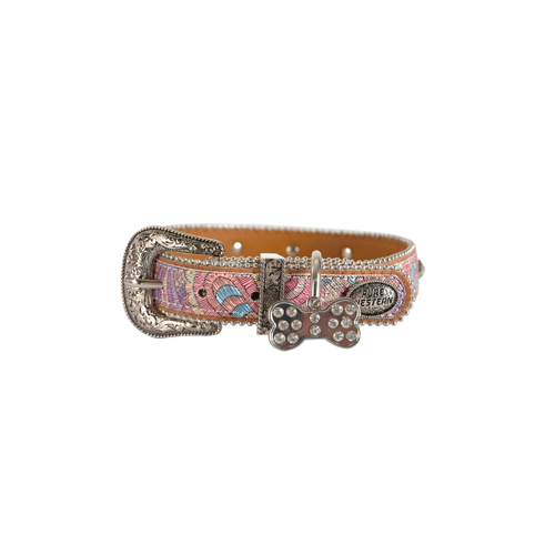 Peyton Dog Collar, Pink [Size: XS]