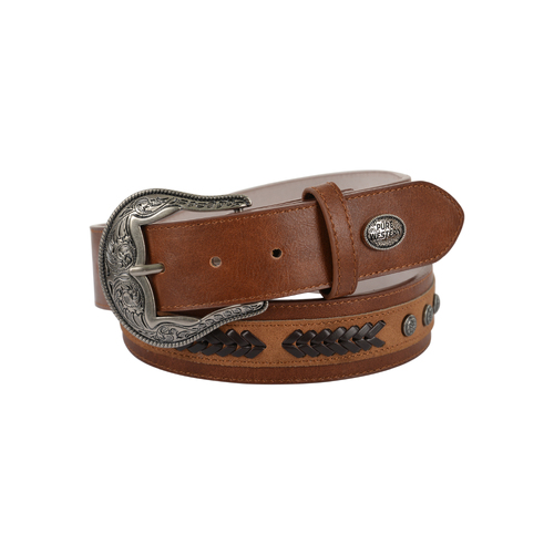 McKinlay Belt, Dark Tan [Size: M]