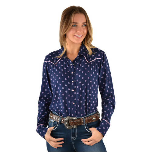 Womens Lorrinda Print Shirt [Size: 20]