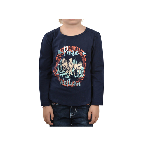 Girls Minnie Long Sleeve Tee [Size: 12]