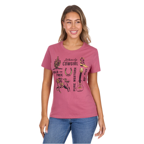 Pure Western Womens Trinity T-Shirt [Size: 18] - main image