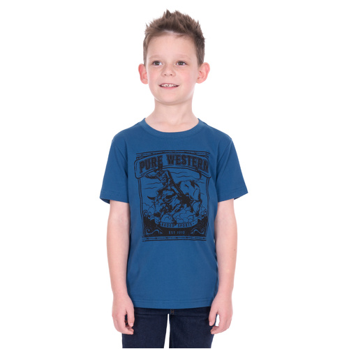 Pure Western Boys Rodeo T-Shirt [Size: 6] - main image